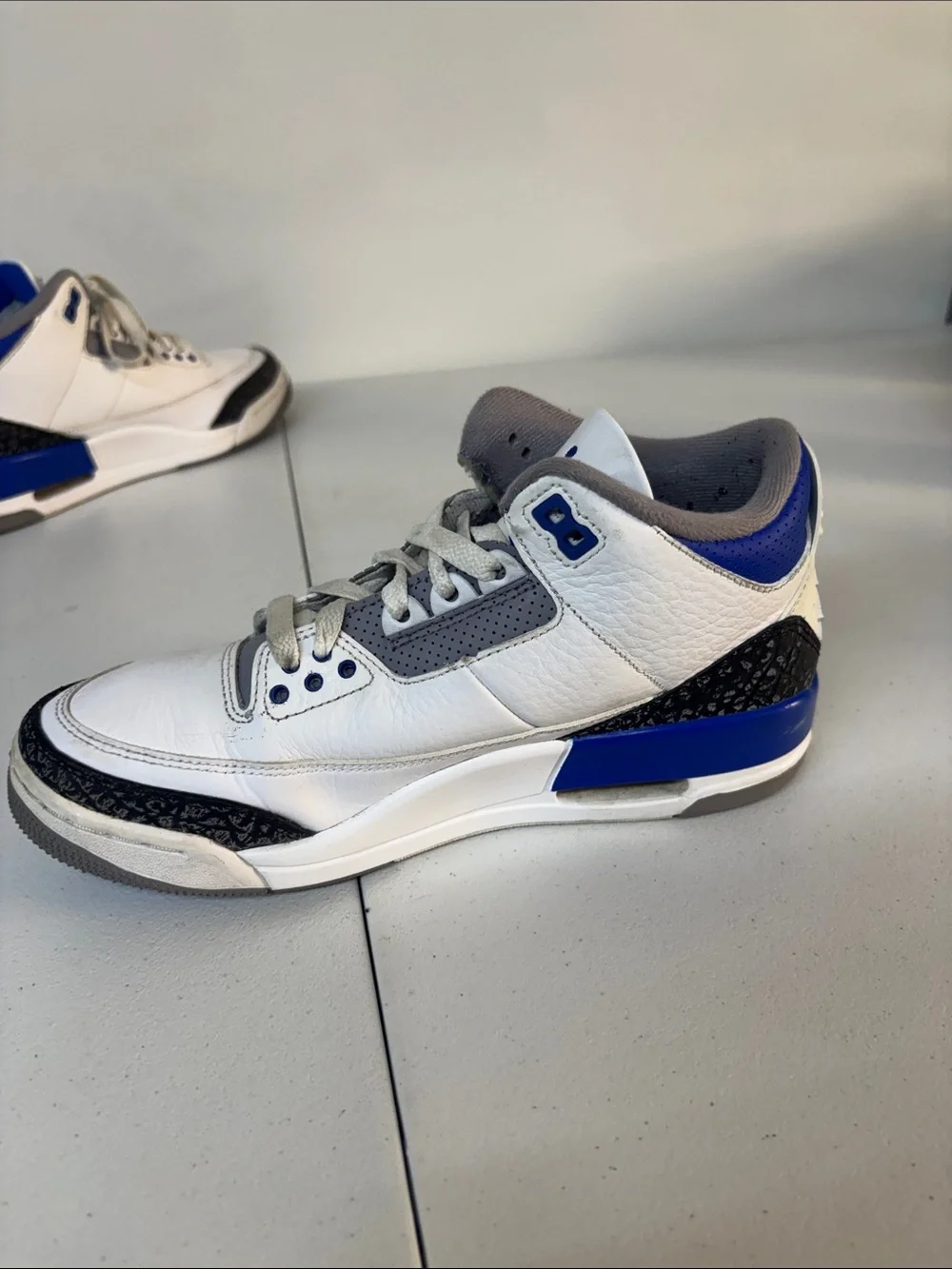 Jordan Men’s Sneakers - White / Royal Blue / Black